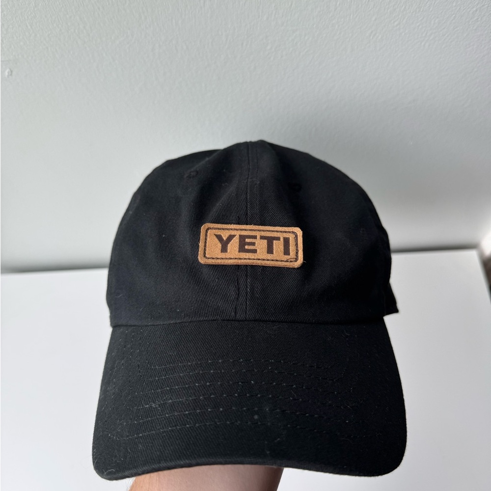YETI Black and Brown Adjustable Cap